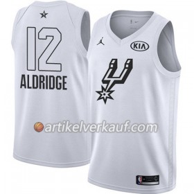 NBA San Antonio Spurs Trikot LaMarcus Aldridge 12 2018 All-Star Jordan Brand Weiß Swingman - Herren